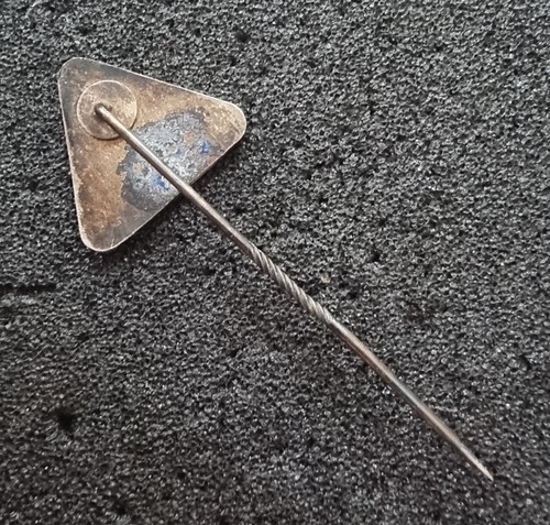 Dürkopp Enameled Lapel Pin Blue Old + Original - Dimensions 20x18mm - Picture 2 of 2