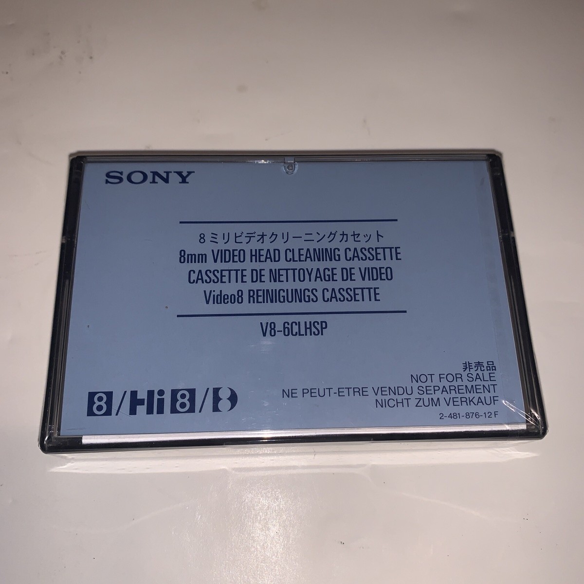 【待望★】 Used Sony Hi8 Video8 Cassette Cleaning Head 8mm V8-6CLHSP その他
