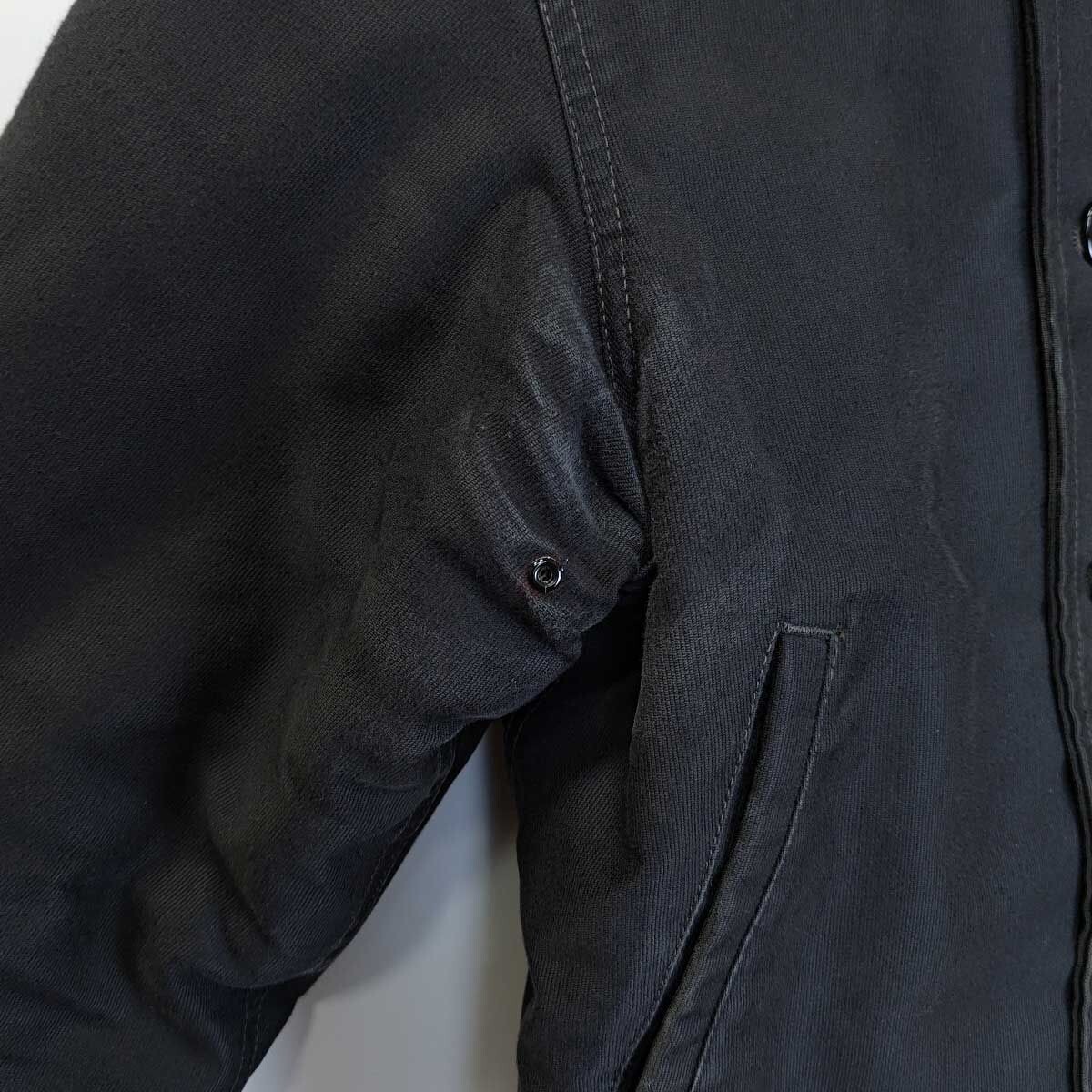 The Real McCoy's Type N-1 N1 Deck Jacket Navy Size 38 Made