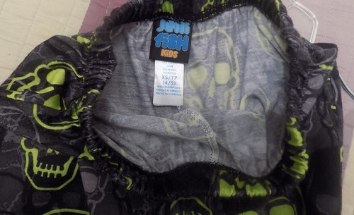Toddler Boy's Jelli Fish Kids Pajama Bottoms Pants Only Size XS Or 4/5 Skull - Picture 3 of 3