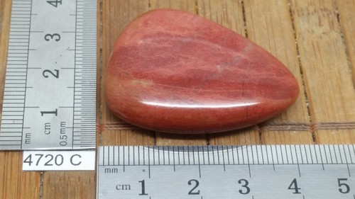 JASPE ROUGE galet pierre plate mineraux lithotherapie reiki collection - Foto 1 di 2