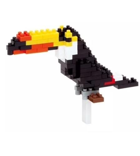 2 - Toucan Nanoblock Micro Sized Building Block Construction Toy-120 Pcs (B1-C14 - Picture 2 of 4