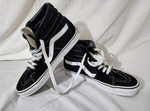 Vans High Top schwarz Wildleder Off The Wall Skateboard Schuhe 500714 M 7,5 W 9 - Bild 7 von 9