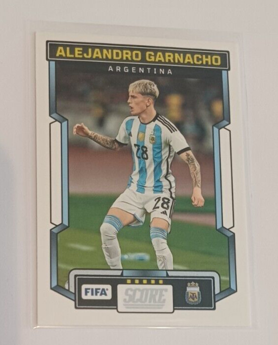 Card No. 10 Alejandro GARNACHO Argentina PANINI SCORE FIFA SOCCER 2023-2024