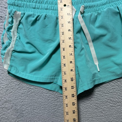 Fabletics Womens Pamela Running Shorts Green Performance Athletic Large - Picture 3 of 11