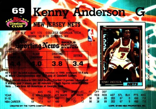 Mint 1992-1993 Topps Stadium Club NBA Basketball Sport Trading Cards Series 1-2 - Picture 157 of 533