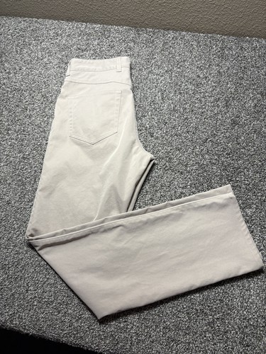 Peter Millar Pants Mens 31x32 Beige ME0EB66FB Stretch 5 Pocket Performance Crown - Picture 14 of 15