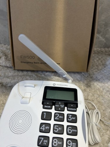 Motorola FW500 Big Button Home Phone with Emergency Back up Line Telephone O2 - Zdjęcie 7 z 12