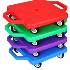Jerify 4 Pcs Scooter Board with Handles Wheels 11.22"