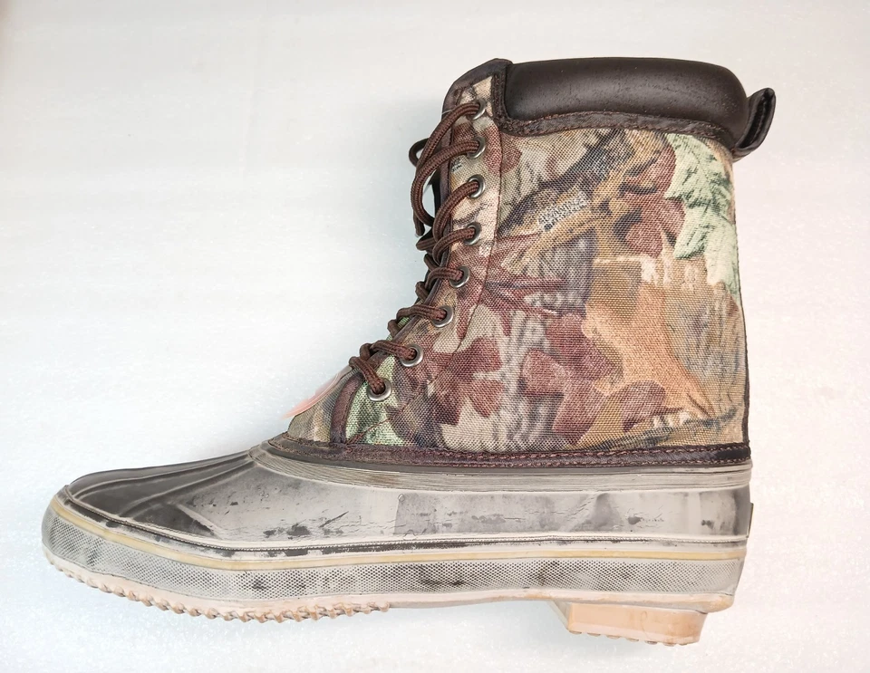 Game Winner Thermolite Hunting Boots Men’s Size 12 – Camo Insulated Steel Shank - Image 3 of 4