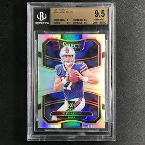2017 Select Josh Allen Rookie 18 Nfl Draft Xrc No 303 Bgs 9.5 542