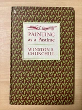 Painting as a Pastime by Winston S. Churchill 1965 Reprint VERY GOOD Hardcover