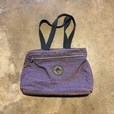 Vintage Kipling Purple Bag Large 16.5  X 12.5...