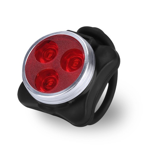Faro proiettore anteriore super luminoso e luce posteriore led bicicletta, ricaricabile/luce rossa - Foto 10 di 10
