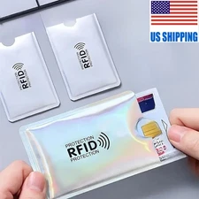 10/20x Blocking Card Holder RFID Card Storage Protector Holders for Credit Cards