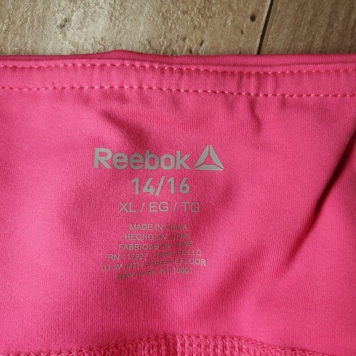 NWT Reebok Girl's Athletic Lightweight Woven Skort Size XL 14/16 Pink Yarrow - Picture 6 of 16