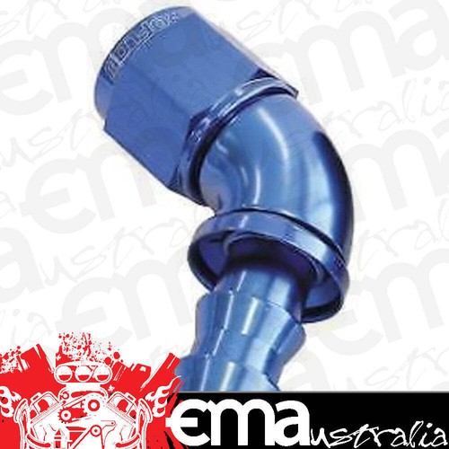 Aeroflow AF518-08 -8AN 60 Deg Full Flow Push Locblue Full Flow Push Lock - Foto 4 di 4