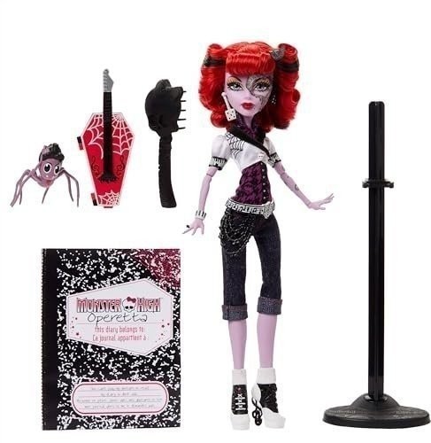 Monster High Boo-riginal Creeproduction Doll, Operetta Collectible - Picture 7 of 7