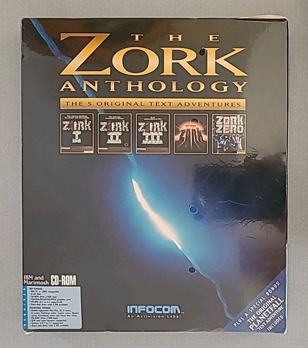 New, The Zork Anthology & Pre-owned, Return To Zork Big Box PC Games Infocom - Picture 3 of 9