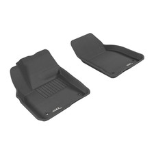 3D MAXpider Kagu 1st Row Black Floor Mat Set Volvo C30 2007-2013-L1VV00711509