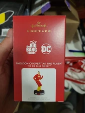 Hallmark Keepsake 2021 SHELDON COOPER AS THE FLASH Christmas Tree Ornament!