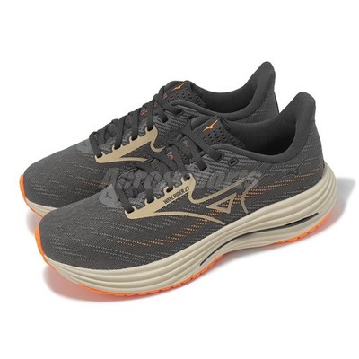 Mizuno Wave Rider 29 Grey Khaki Men Road Running Jogging Shoes