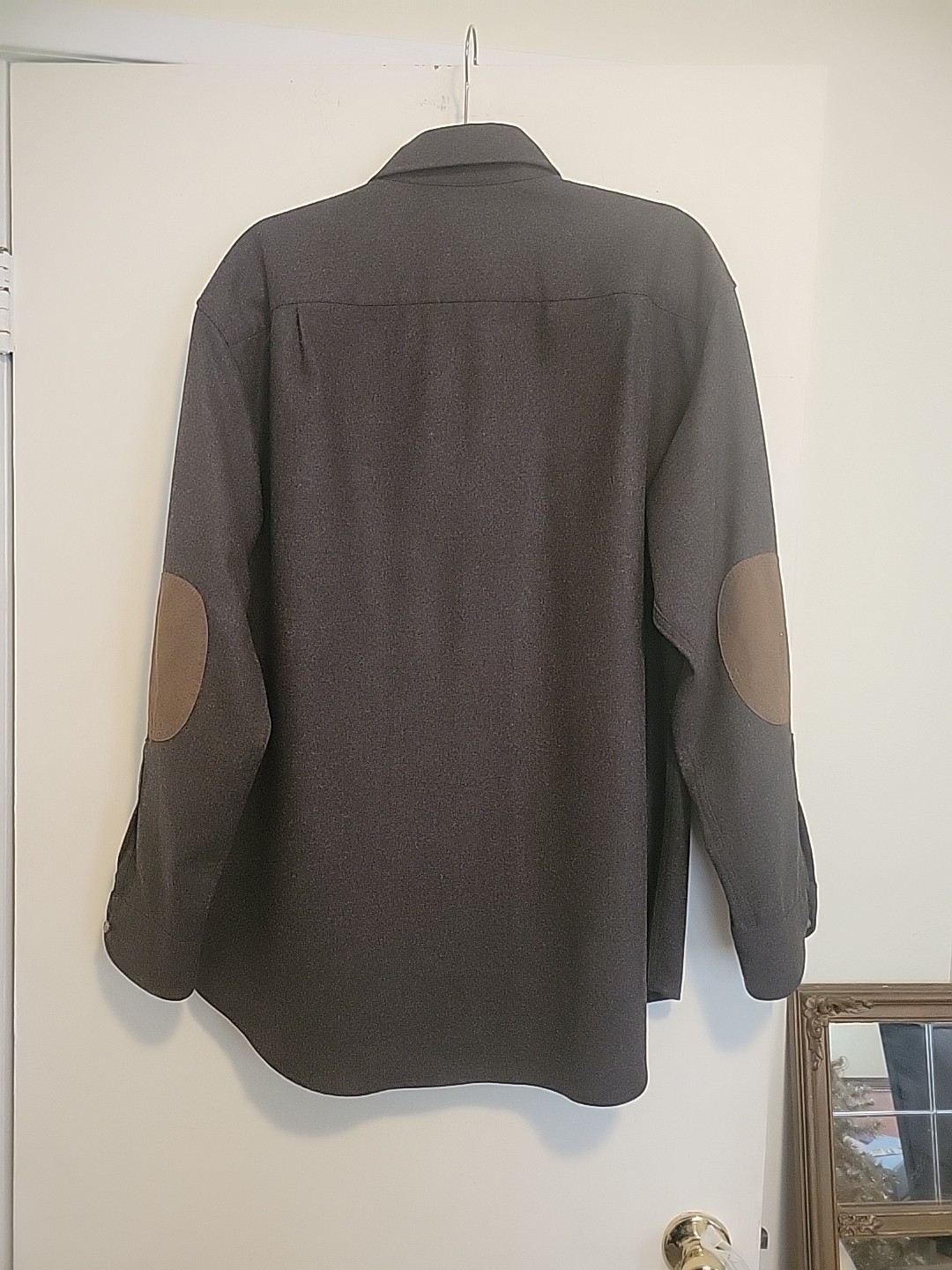 Vintage Pendleton Wool Elbow Patch Button up shir… - image 6