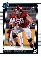 2021 Donruss #305 Landon Dickerson RR RC - FB