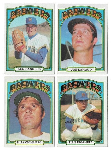 1972 Topps baseball - less than EX - 276-up - You Pick 'Em - Picture 59 of 502