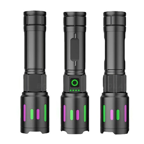 Superhelle Taschenlampe LED 990000LM USB wiederaufladbare Fackel Batterie 3 Modi - Bild 9 von 9
