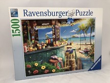 Ravensburger Beach Bar Breezes 1500 Piece Jigsaw Puzzle for Adults  Unique...