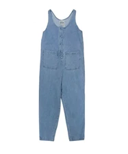 New Jungmaven Button Front Jumper Overalls Hemp Size Large Denim Light Wash