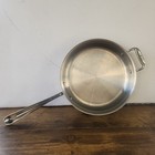 All Clad D3 Stainless Steel 3qt 11” Inch Frying Pan Sauté Skillet Double Handle 