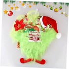Christmas Wreath, 18 Inch Christmas Front Door Decoration Wreath for Indoor 