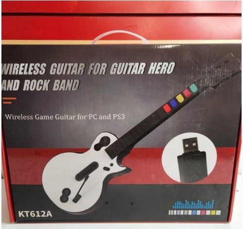 PC Guitar Hero Controller, Wireless PS3 Guitar Hero with Dongle for PC/PlaySt... - Picture 2 of 5
