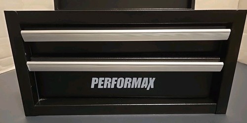 Performax Black Metal Mini 2 Drawer Tool Box Jewelry Box - Picture 9 of 11