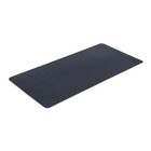 MOTIONTEX Fitness Equipment Mat Black 48"L x 24"W x 0.1"Th