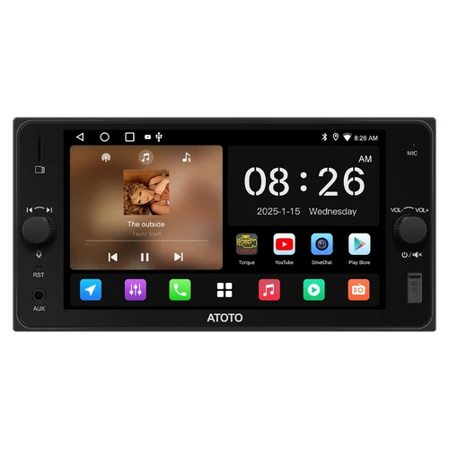 A5L 2025 Upgrade 7/ Double Din Car Stereo with Wireless CarPlay & Android Aut,..