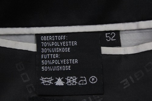 Bogie graues Sakko Gr.52/L Polyester Viskose Top Zustand - Bild 9 von 9