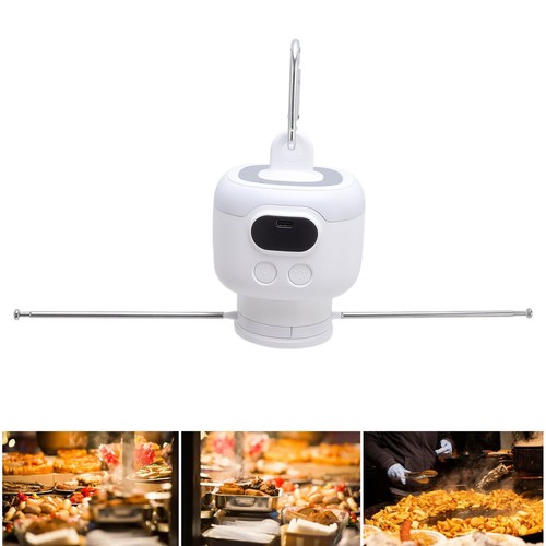 Fly Repelling Hanging Fan USB Adjustable Quiet Electric Fly Repelling Food - Picture 2 of 24