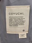 Coyuchi 100% Organic Cotton Percale Dark Gray 300 TC  King Duvet Cover NWT