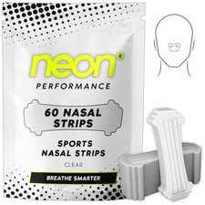 Nasal Strips 60 Count Oil Sweat Resistant Adhesive Athletic Nasal Strips...