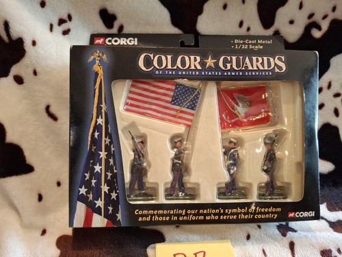 Vintage Corgi Color Guards United States Marine Corps Diecast Figures 1:32 - Picture 2 of 8