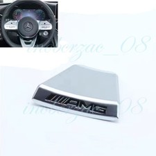 Für Mercedes Benz AMG 45MM Auto Lenkrad Badges Metal Emblem Aufkleber Silber NEU Für Mercedes Benz AMG 45MM Auto Lenkrad Badges Metal Emblem Aufkleber Silber NEU