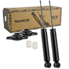 2x MONROE Stoßdämpfer + Domlager Hinten für GALAXY 2 MONDEO 4 S-MAX WA6 VOLVO