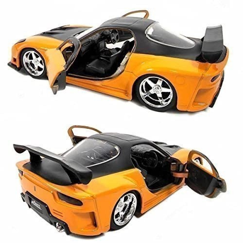 Jada Toys Fast & Furious 1:32 Han's Mazda RX-7 Die-cast Car, Toys for Kids... - Picture 4 of 7