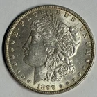 1899 P Morgan Silver Dollar Stunning Gem BU MS+ Key Date RIM TONING STARTED