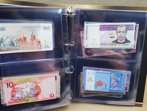 World Banknote Money Currency Collection with Album (48 World Notes) All Gem UNC - Picture 13 of 20