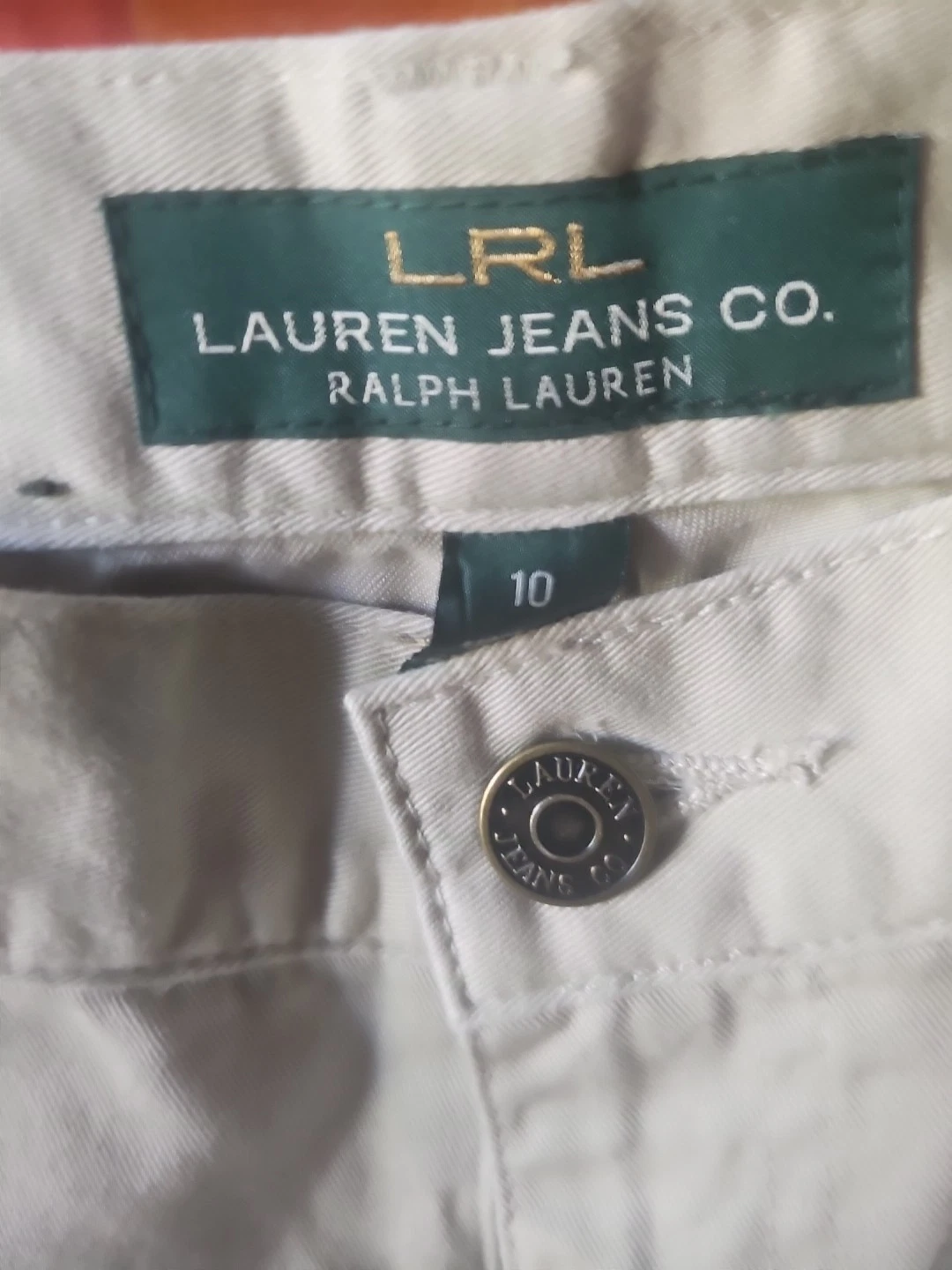 LRL Lauren Jeans Co., RALPH LAUREN CAPRI Khakis Size 10 Women's
Opens in a new window or tab