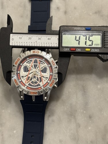 Megir Fashion Sports Quartz Men's Watch Large Dial Silicone Chronograph 47.5 mm - Bild 7 von 9